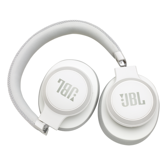 JBL Live 650BTNC - White - Wireless Over-Ear Noise-Cancelling Headphones - Detailshot 5